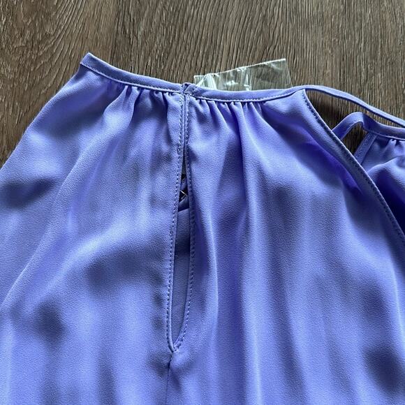 NWT Lush High Neck Key Hole Tank Top - Picture 4 of 5